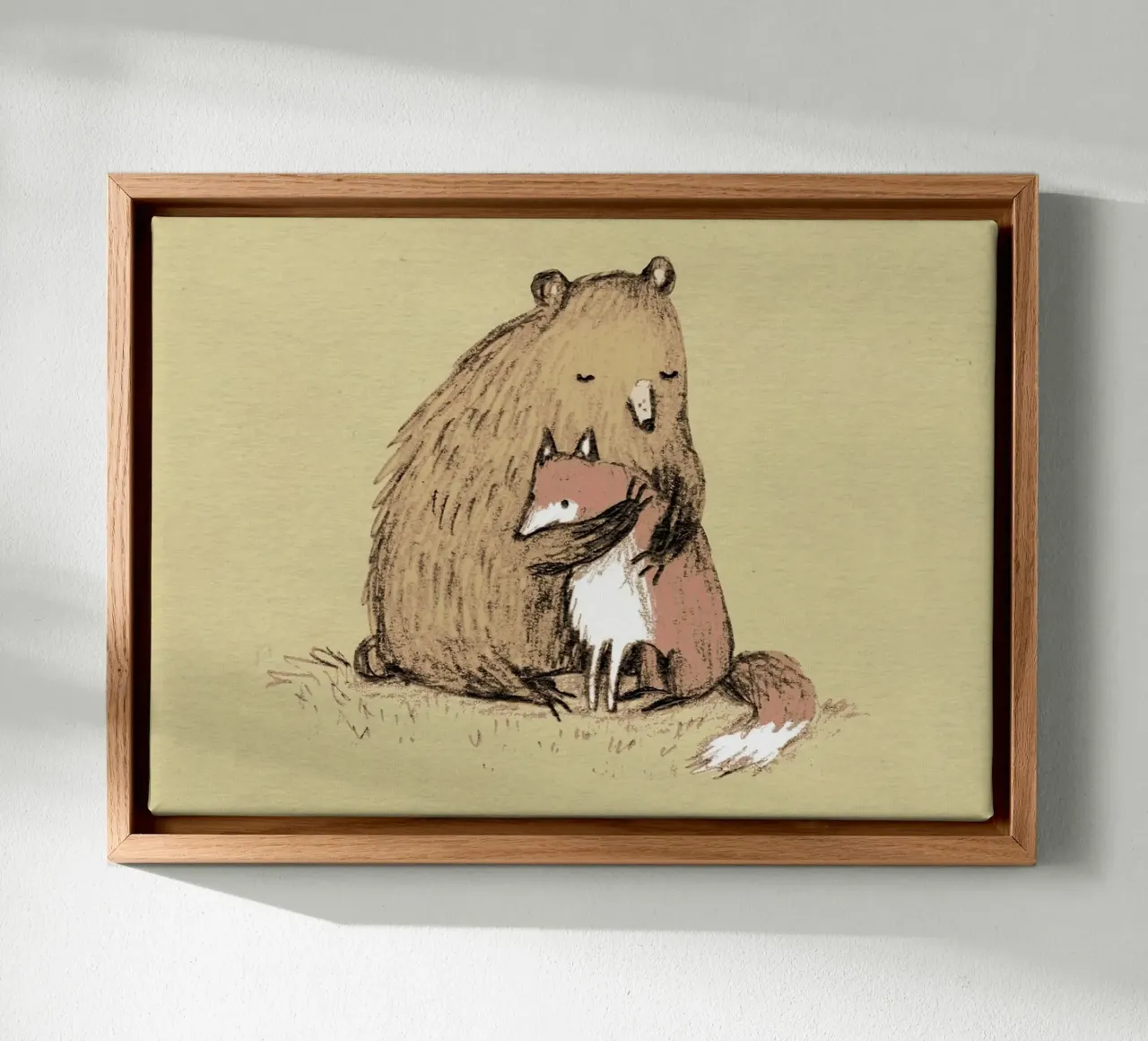 Abbracci del Grizzly tela da HARU HARU