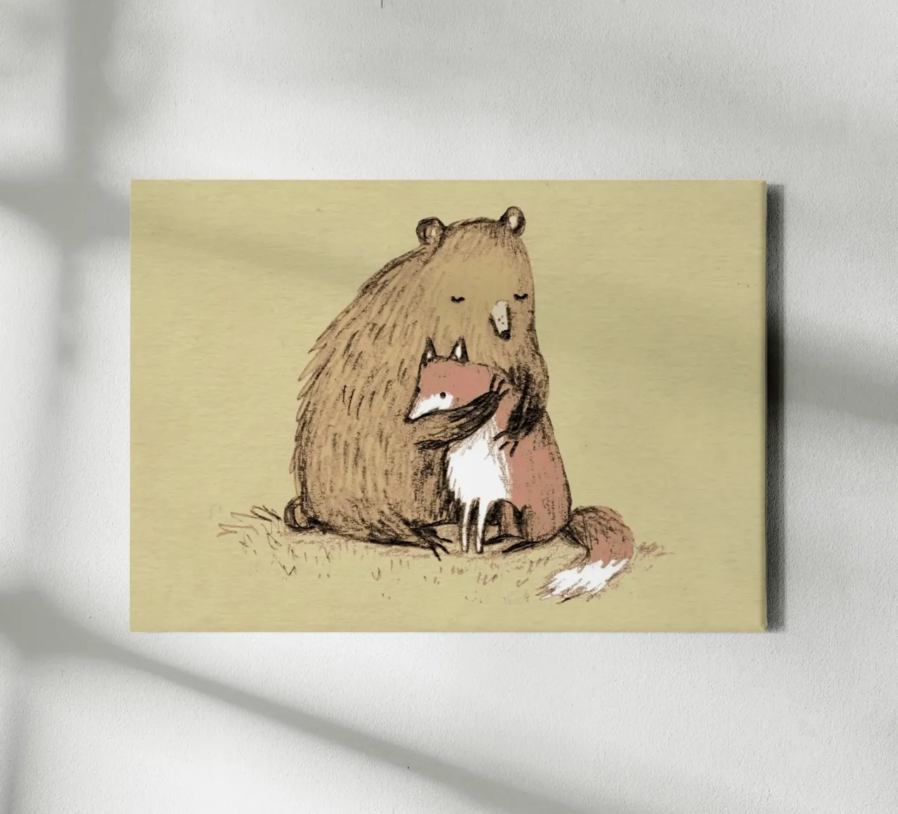 Abbracci del Grizzly tela da HARU HARU