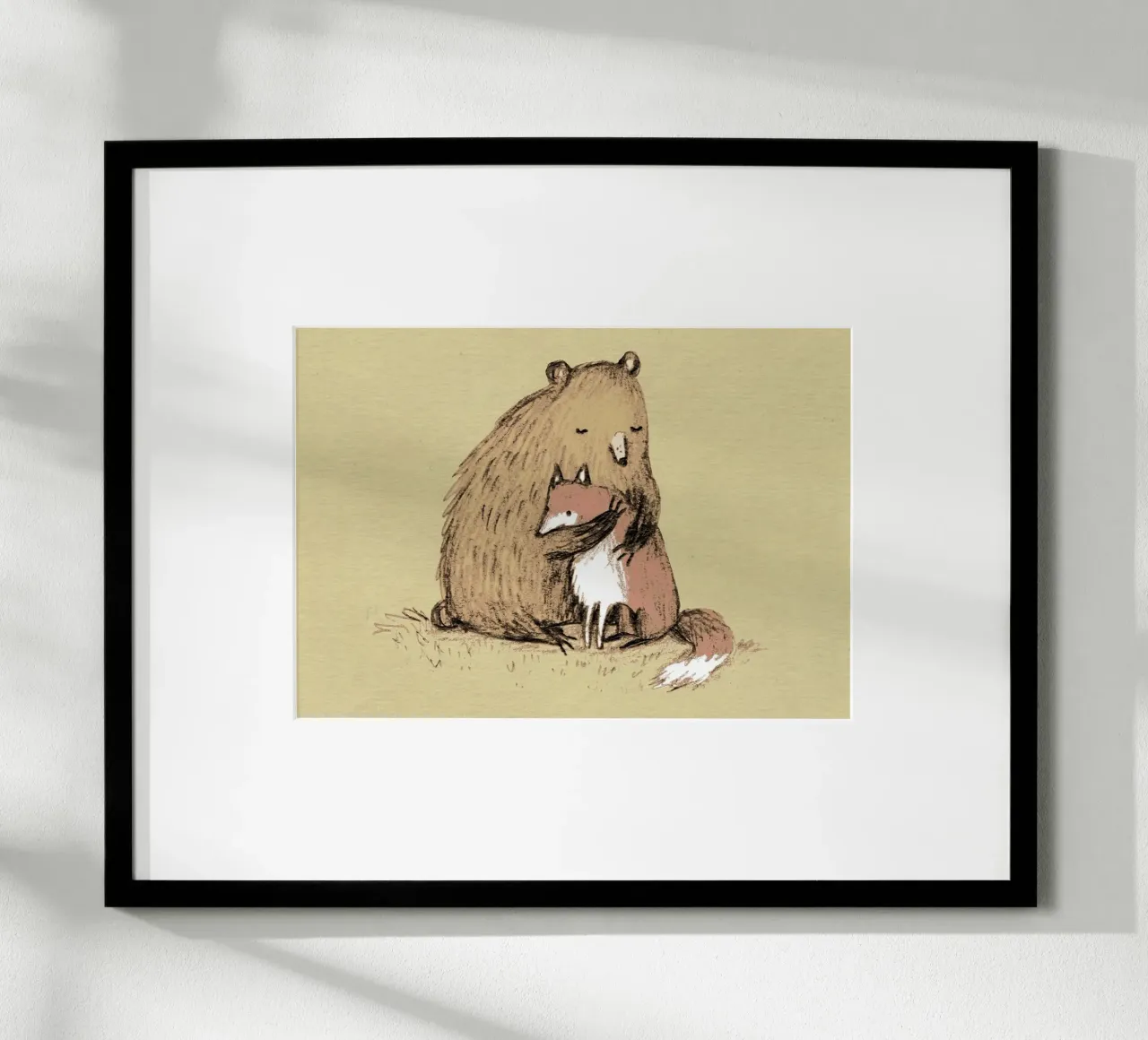 Abbracci del Grizzly carta hahnemühle da HARU HARU