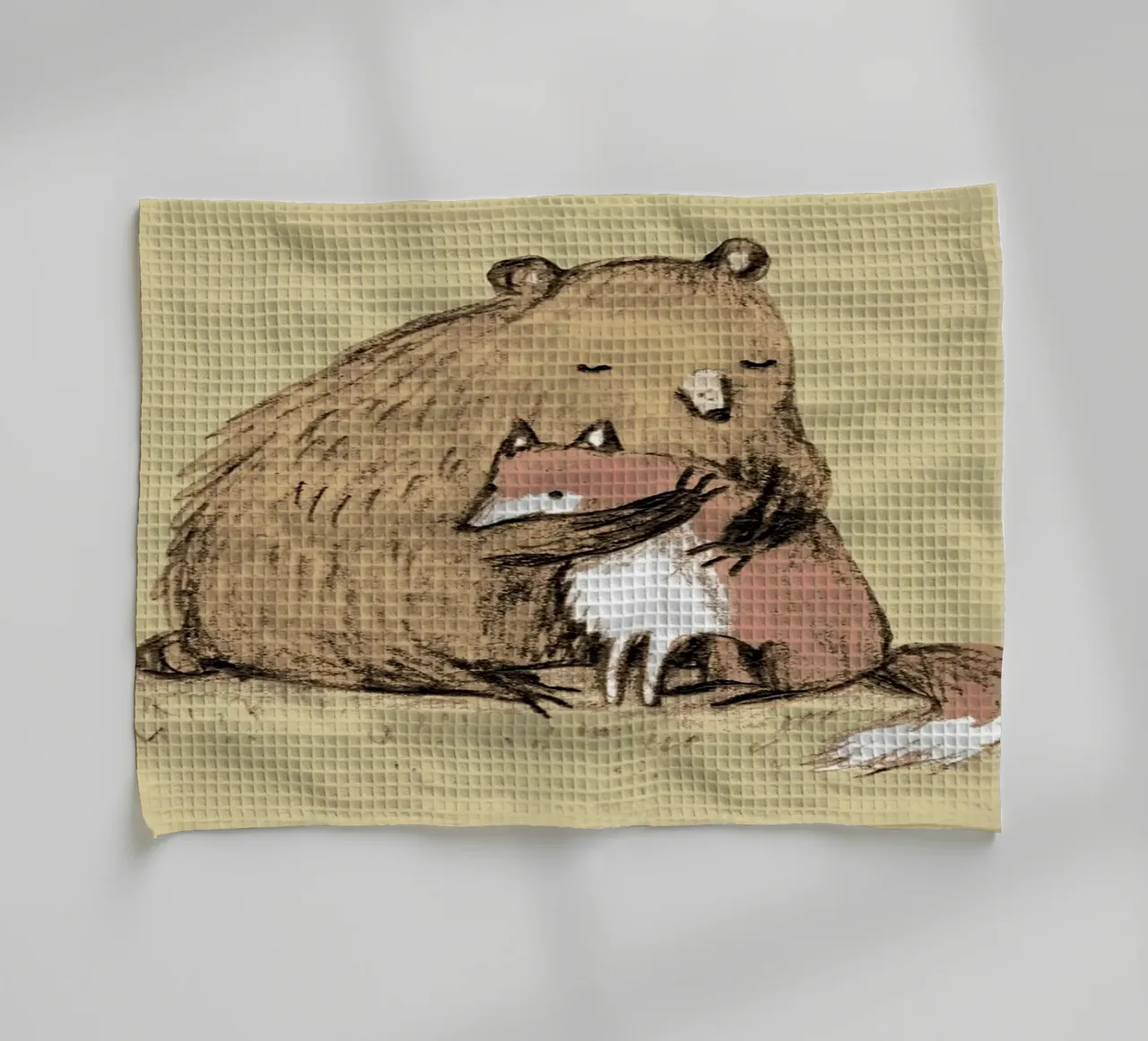 Abbracci del Grizzly canovaccio da cucina da HARU HARU