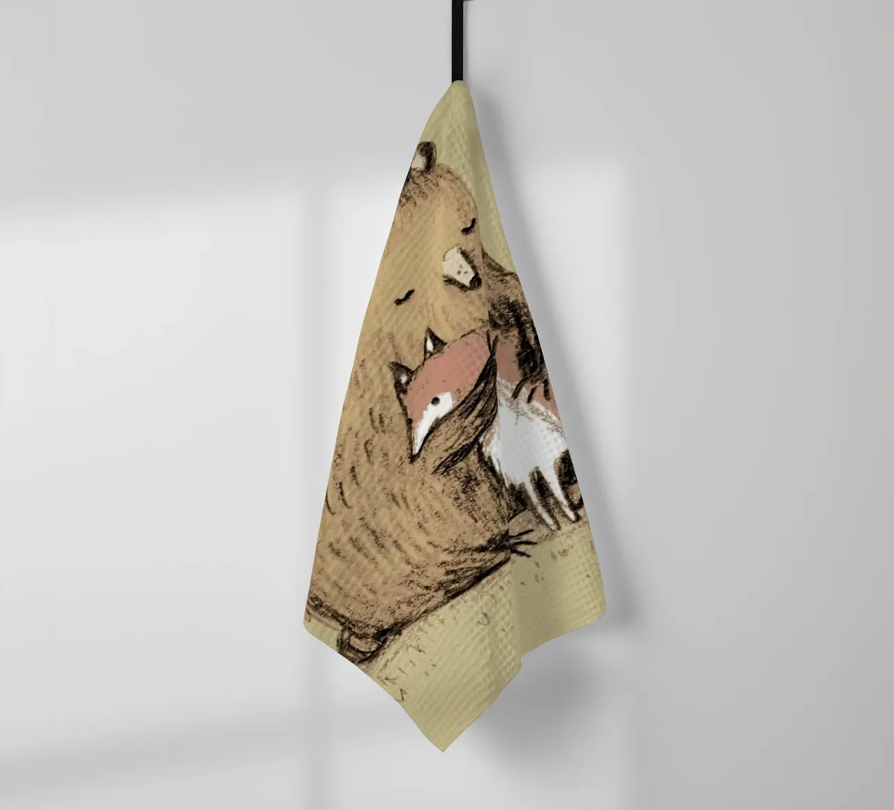 Abbracci del Grizzly canovaccio da cucina da HARU HARU