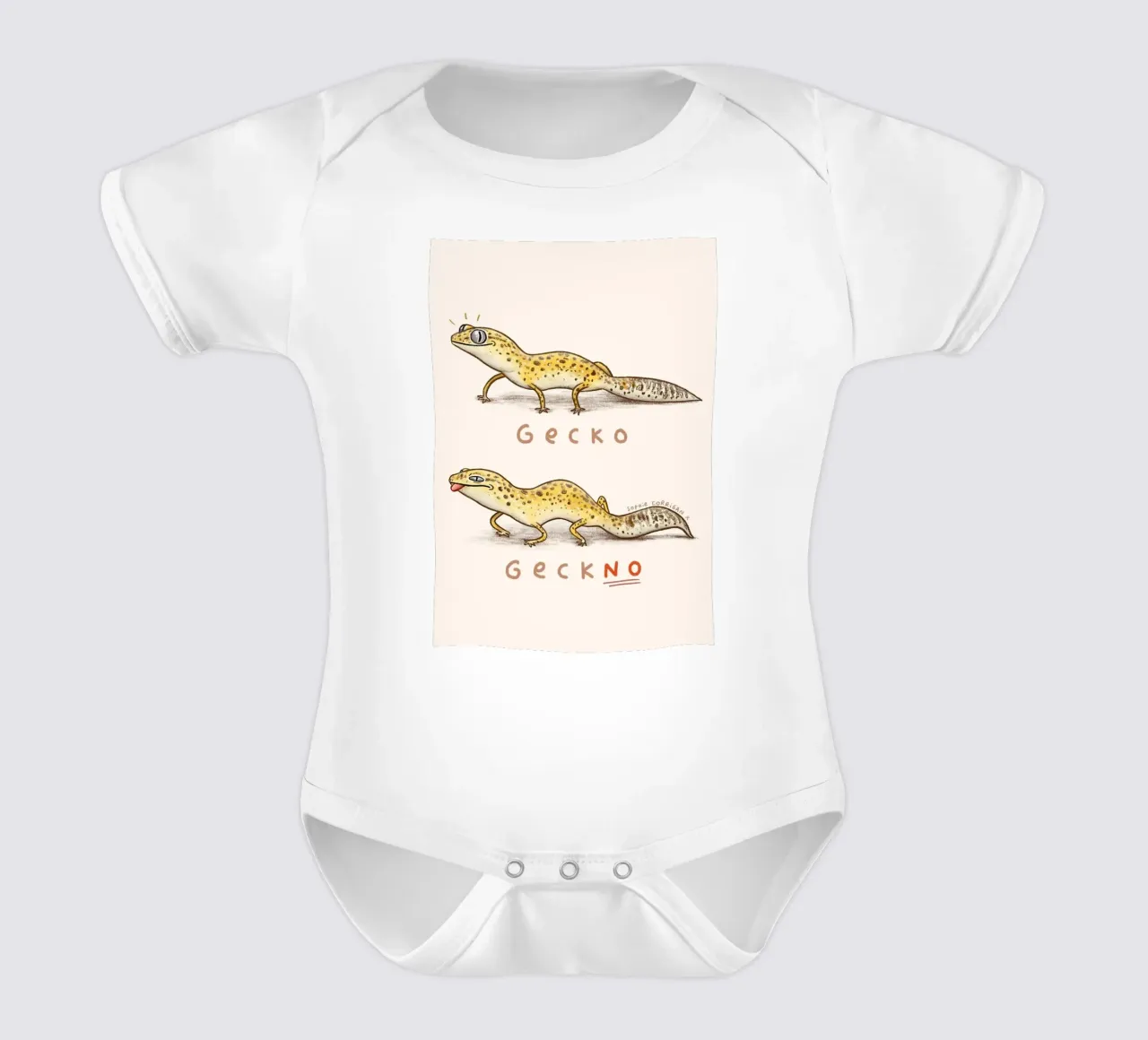 Geco Geckno body neonato maniche corte da HARU HARU