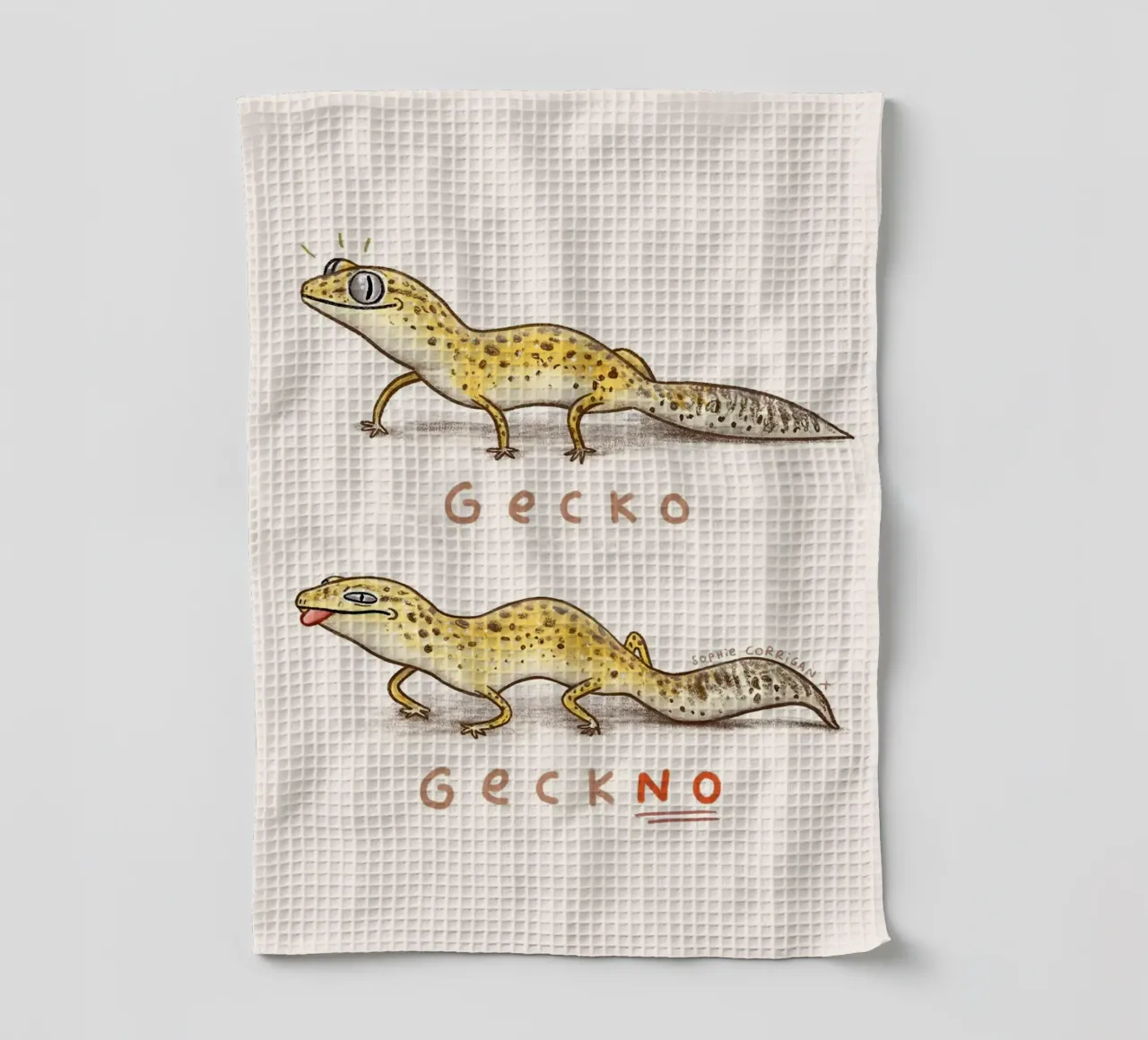 Geco Geckno canovaccio da cucina da HARU HARU