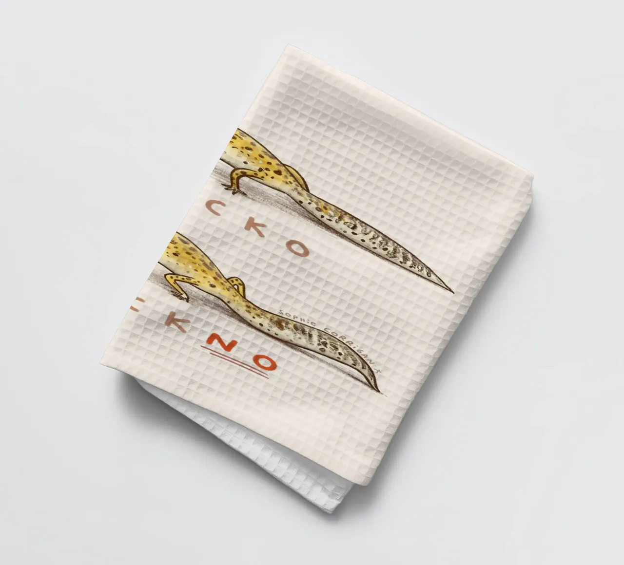 Geco Geckno canovaccio da cucina da HARU HARU
