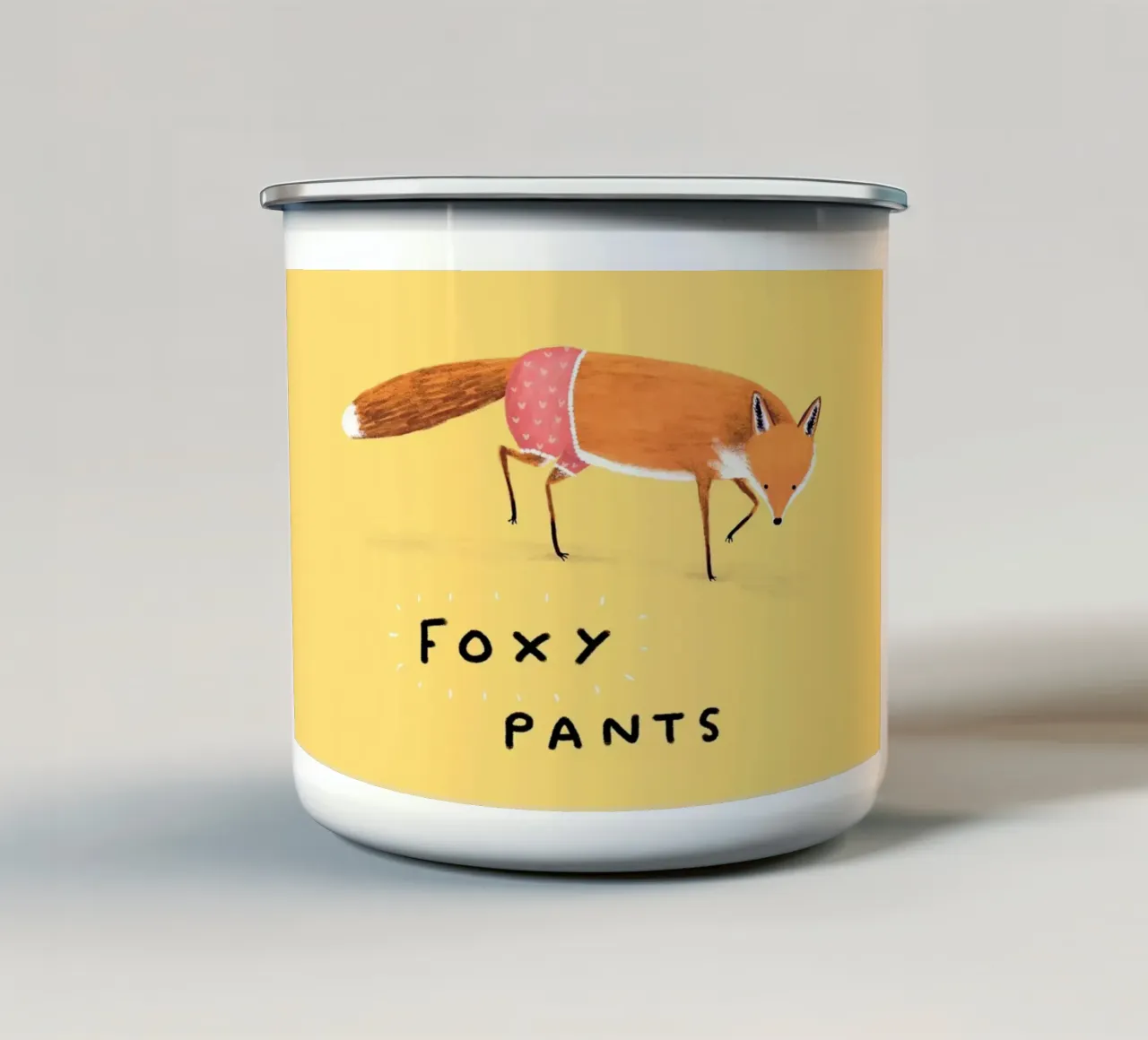 Pantaloni Foxy tazza in smalto da HARU HARU