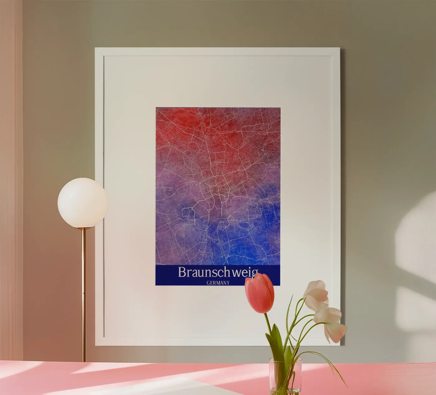 Braunschweig GERMANY poster da WorldPrint