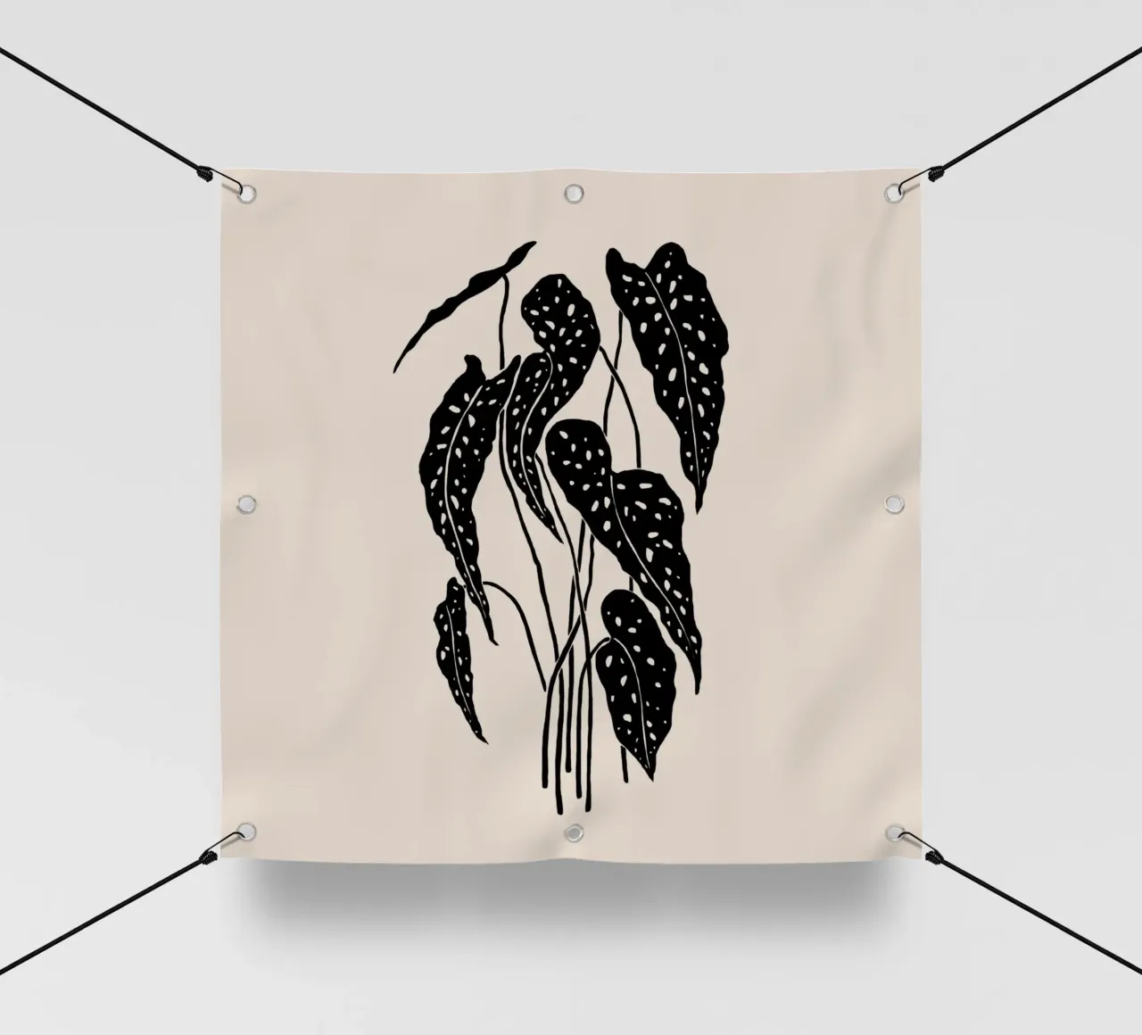 Monochromatic Foliage I telo in pvc da Vivi Nicolin