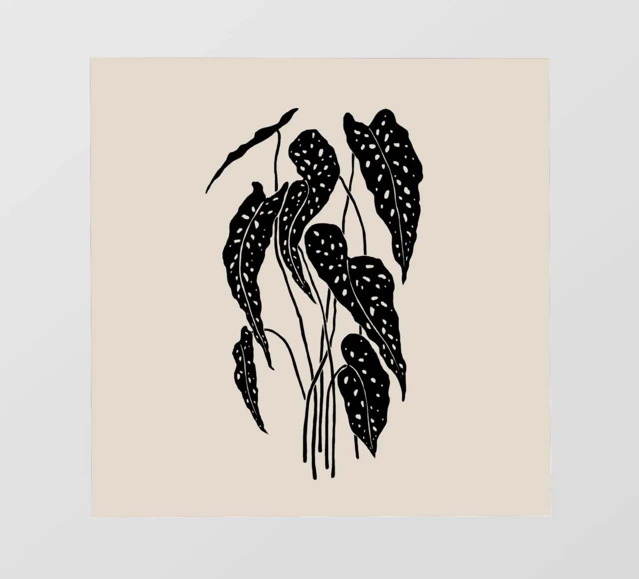 Monochromatic Foliage I telo in pvc da Vivi Nicolin