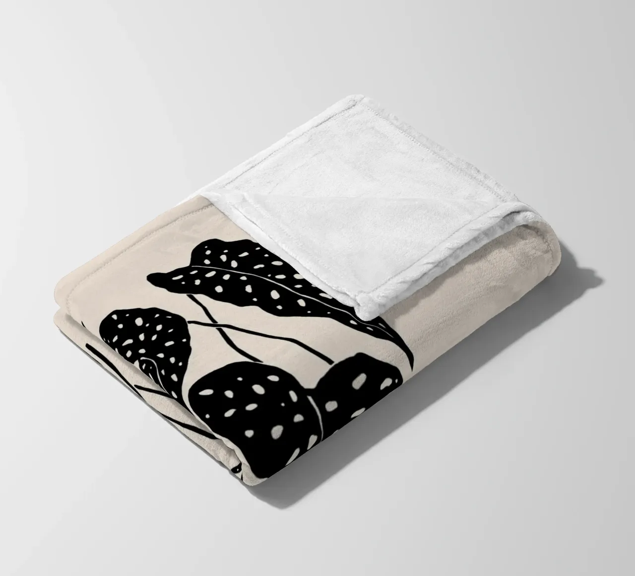 Monochromatic Foliage I coperta in pile da Vivi Nicolin