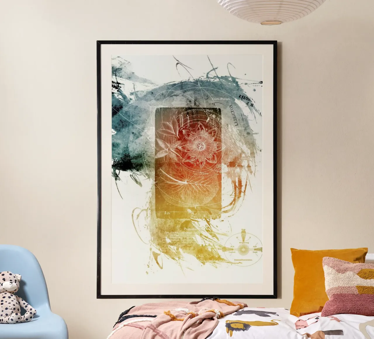 Imaginary Moments 2 poster con telaio in alluminio da Mr Cup