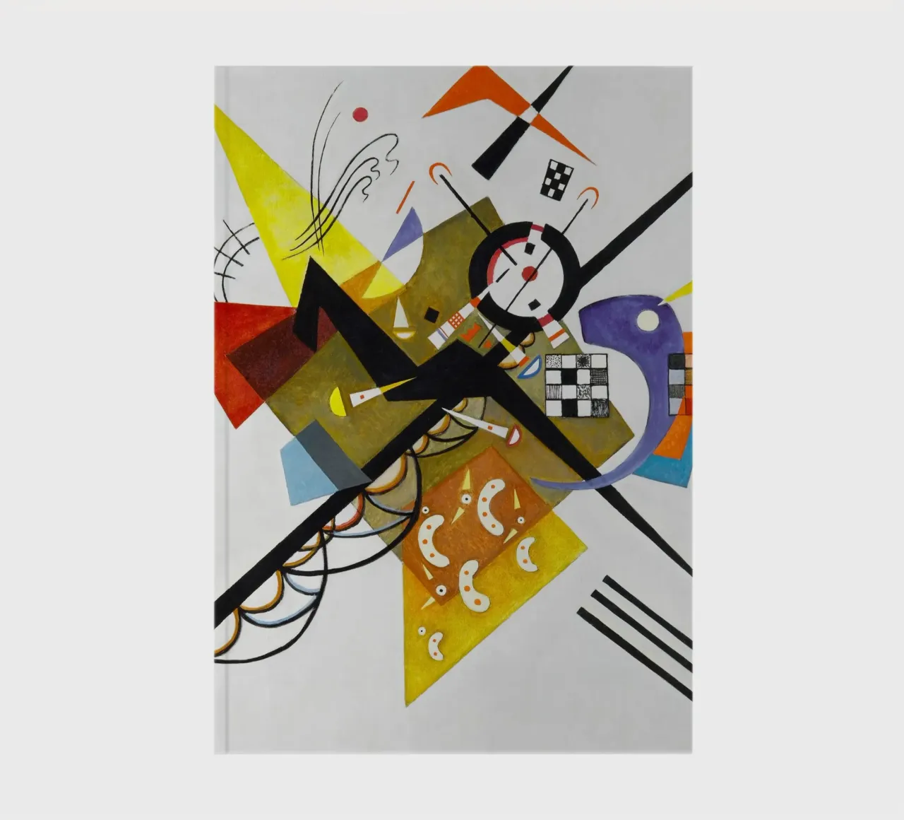 Wassily Kandinsky’s Auf Weiß II (On White II) notebook by Venus Art
