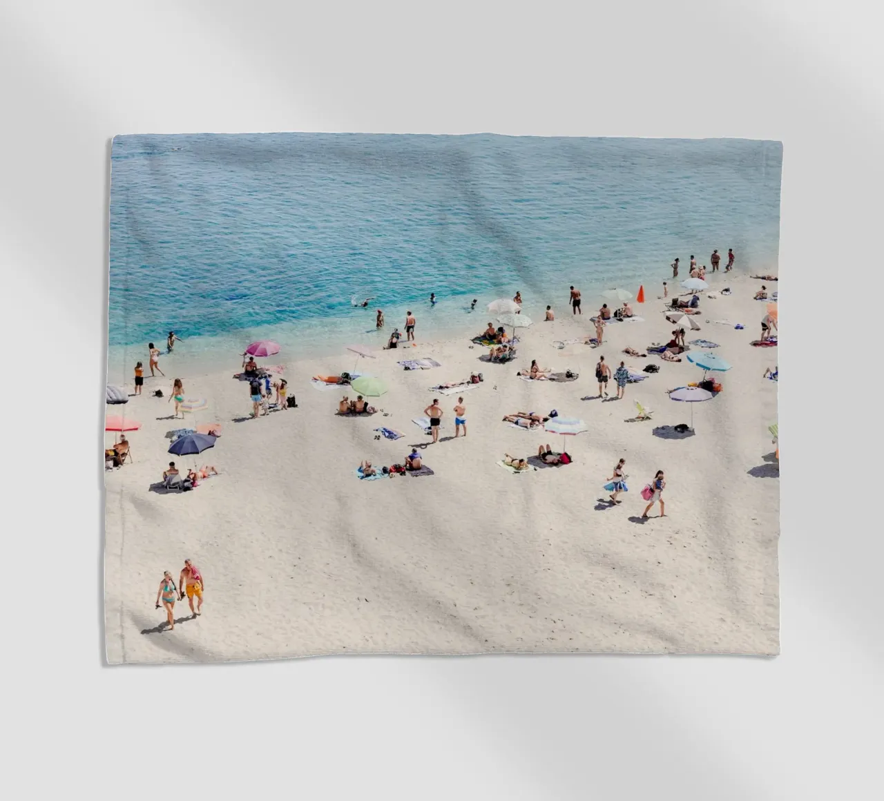 Italian summer on the beach in Tropea telo mare da photolovers