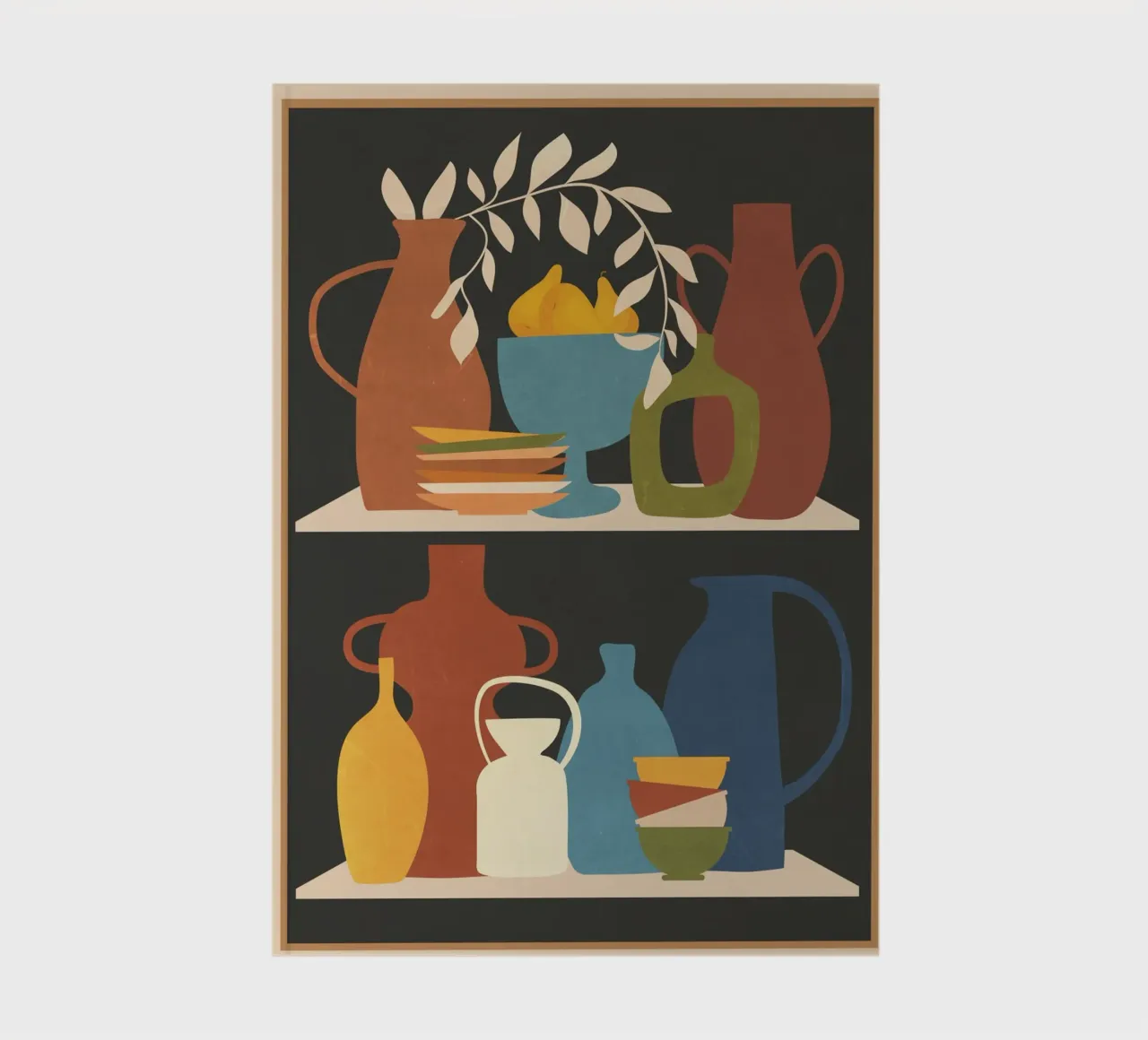 Serenade of Shapes Notizbuch von Nadjaa