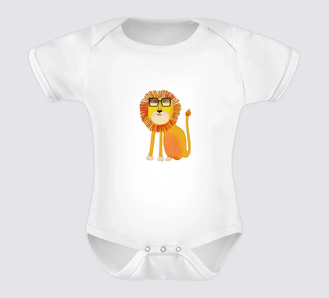 Lion body neonato maniche corte da Lynndarakos