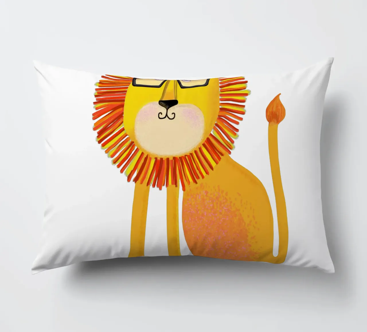 Lion cuscino da Lynndarakos