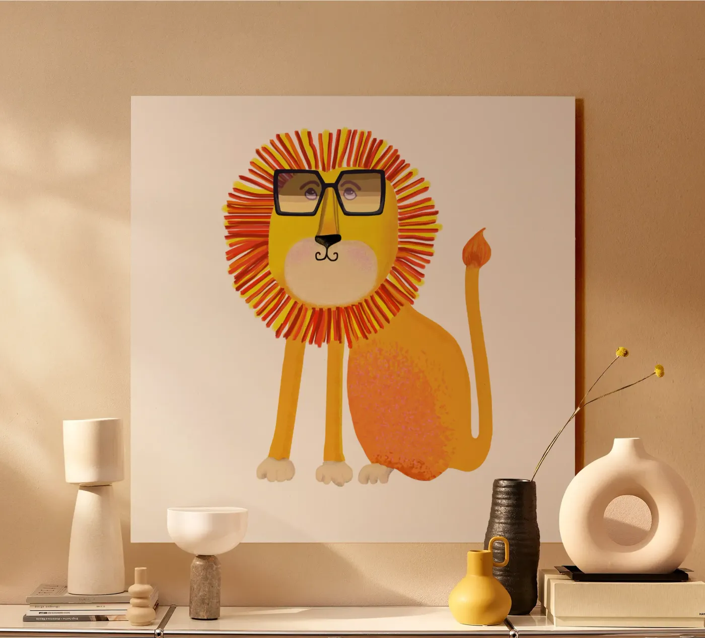 Lion plexiglass da Lynndarakos