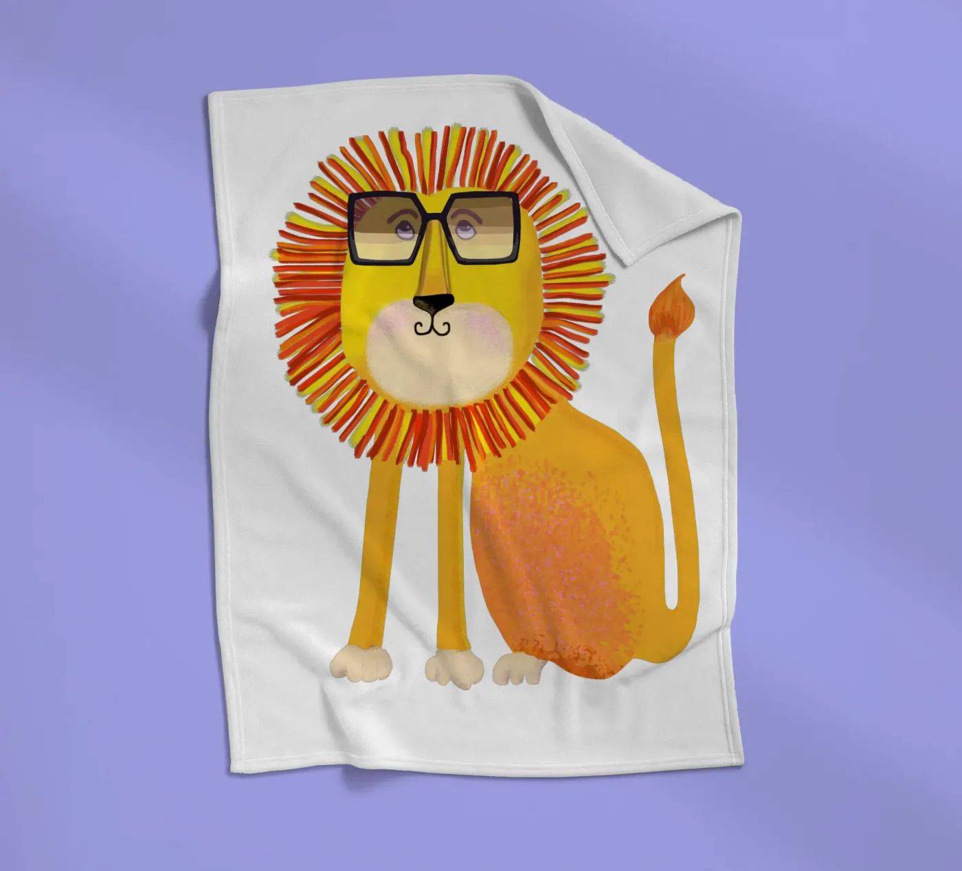 Lion Fleecedecke von Lynndarakos