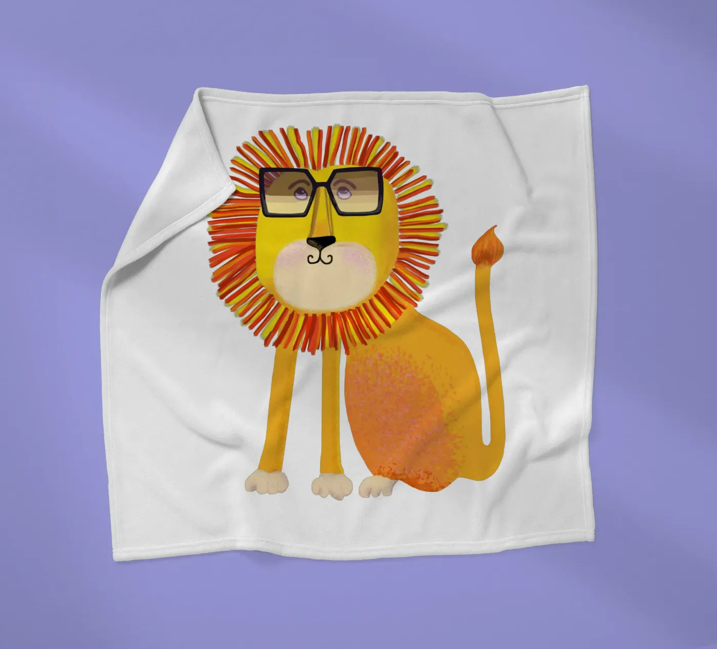 Lion Fleecedecke von Lynndarakos