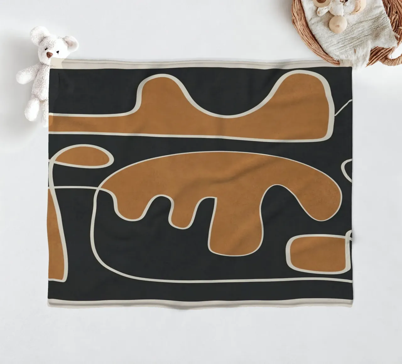 Contours of Thought 1 coperta in pile da Nadjaa