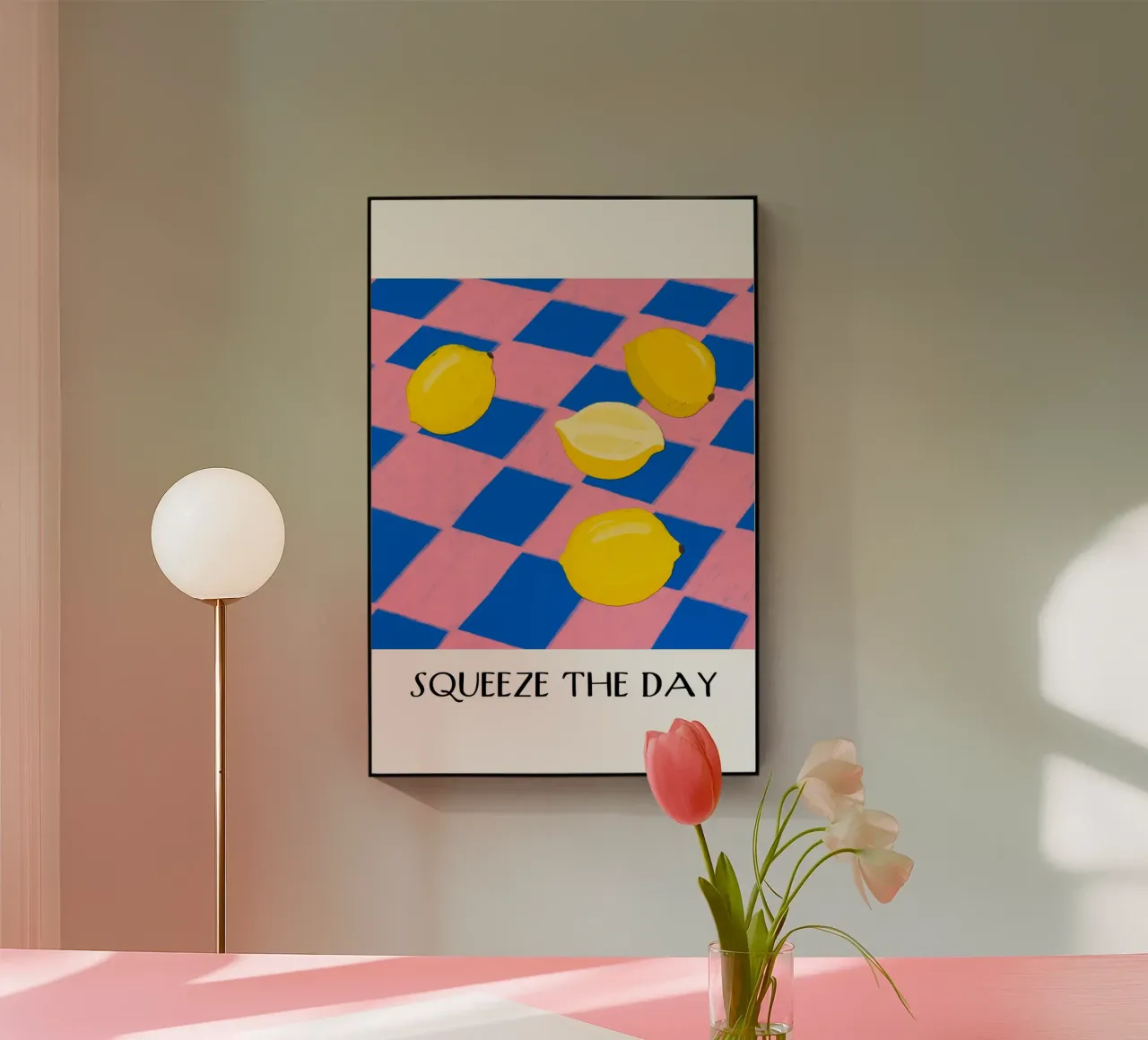 Squeeze The Day plexiglass da treechild