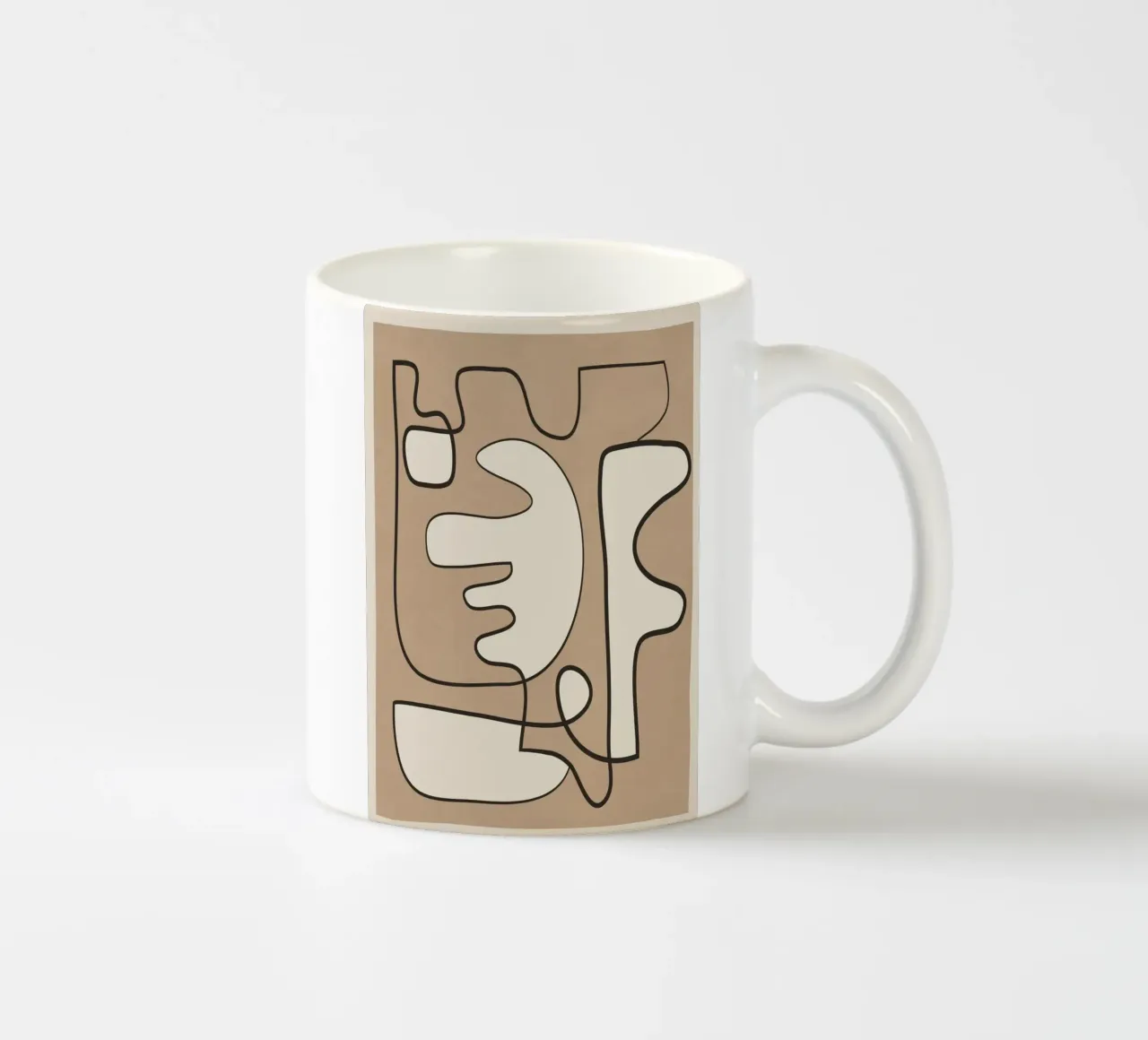 Contours of Thought 2 tazza in ceramica da Nadjaa