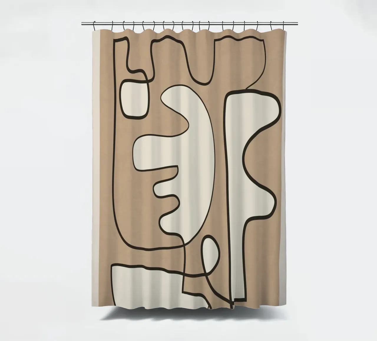 Contours of Thought 2 tenda da doccia da Nadjaa