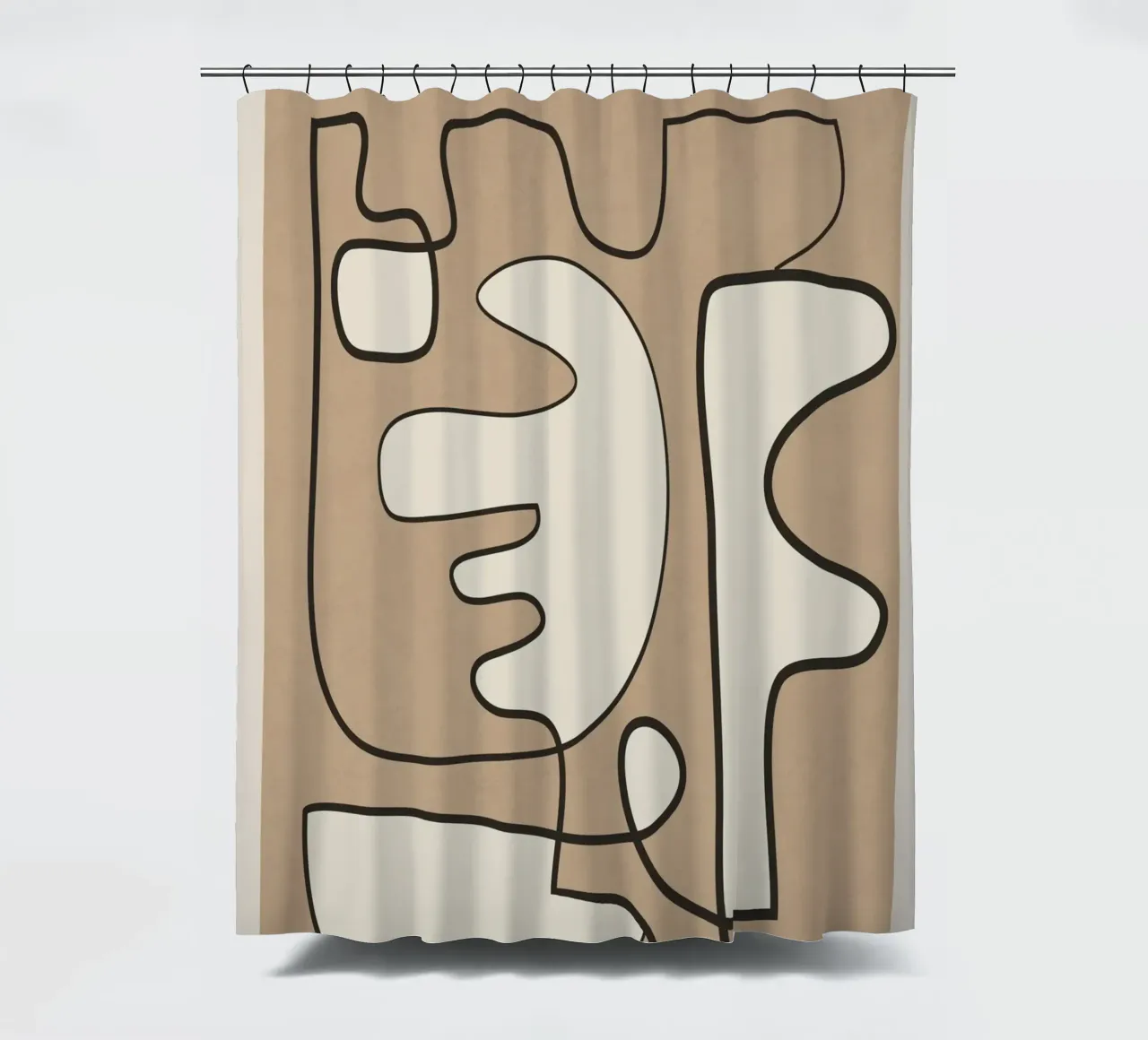 Contours of Thought 2 tenda da doccia da Nadjaa