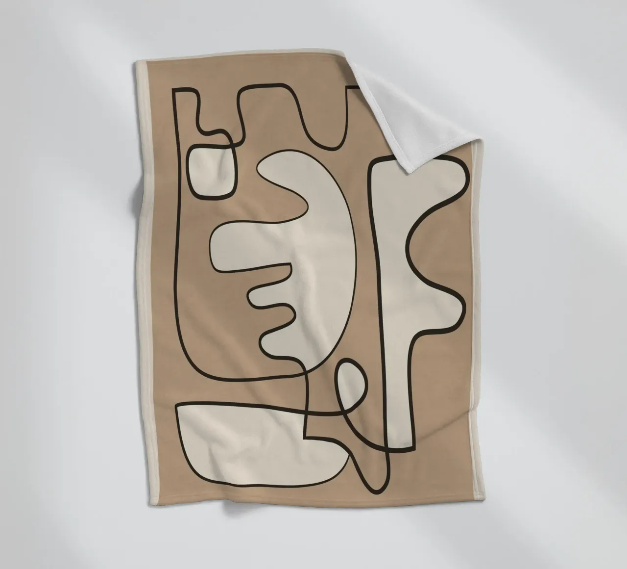 Contours of Thought 2 coperta in pile da Nadjaa