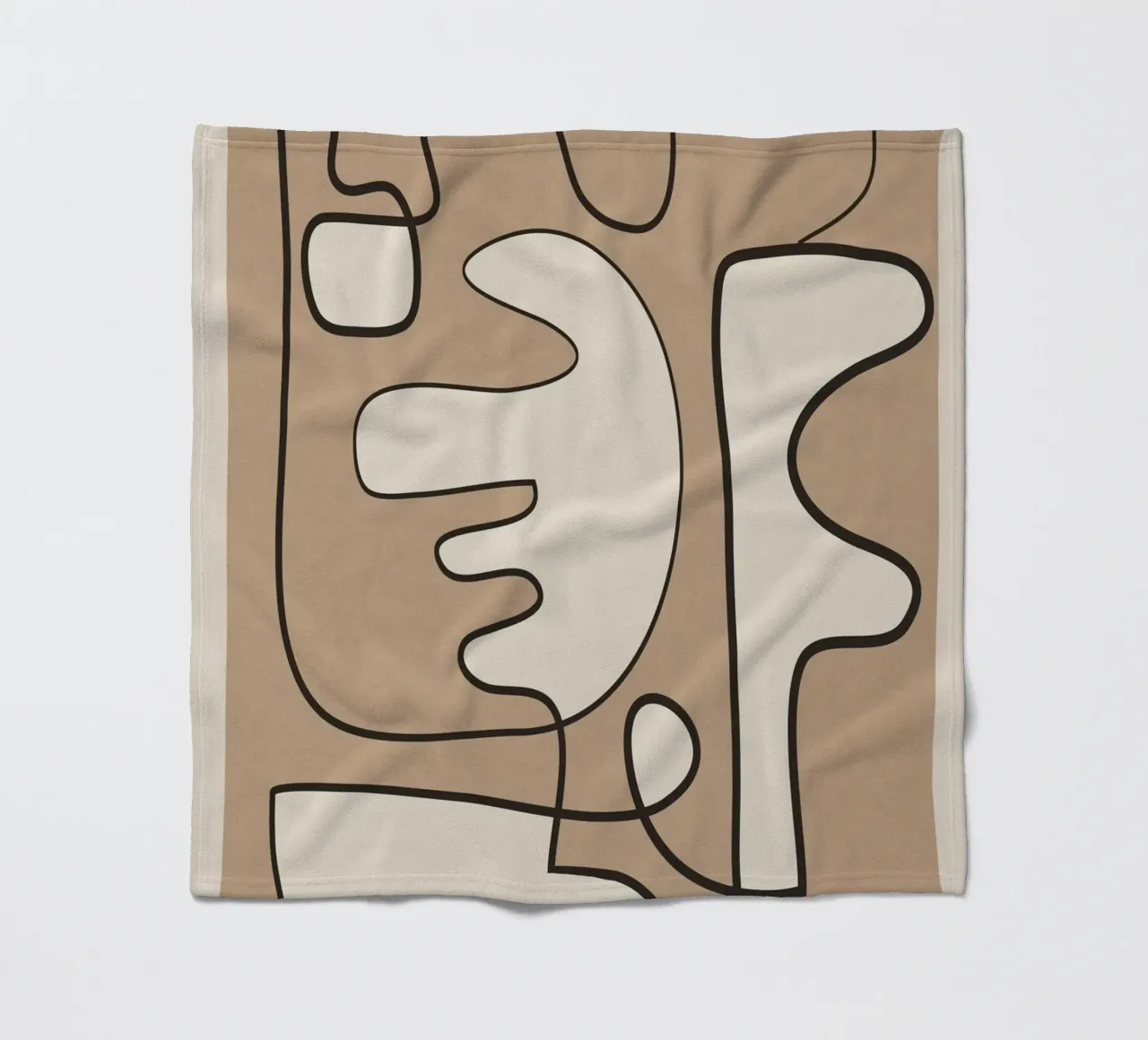 Contours of Thought 2 coperta in pile da Nadjaa