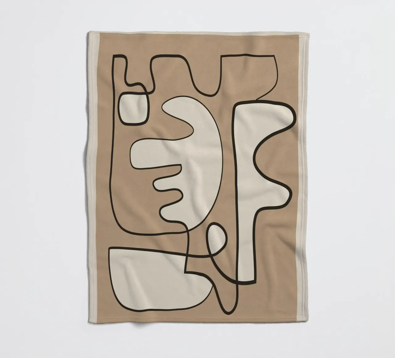 Contours of Thought 2 coperta in pile da Nadjaa