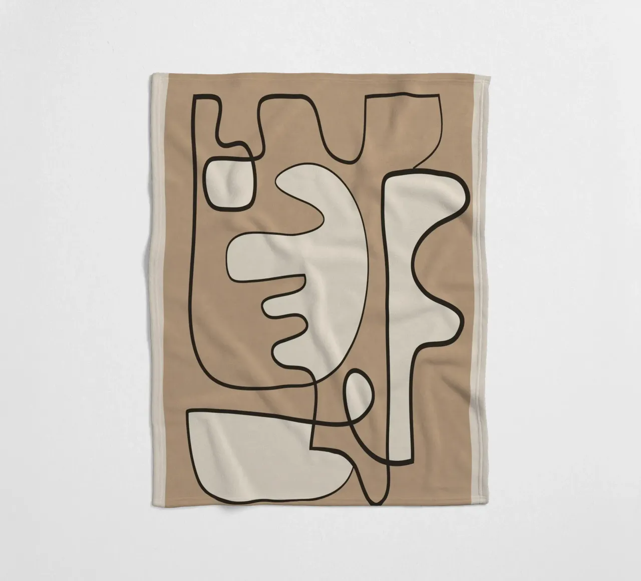 Contours of Thought 2 coperta in pile da Nadjaa