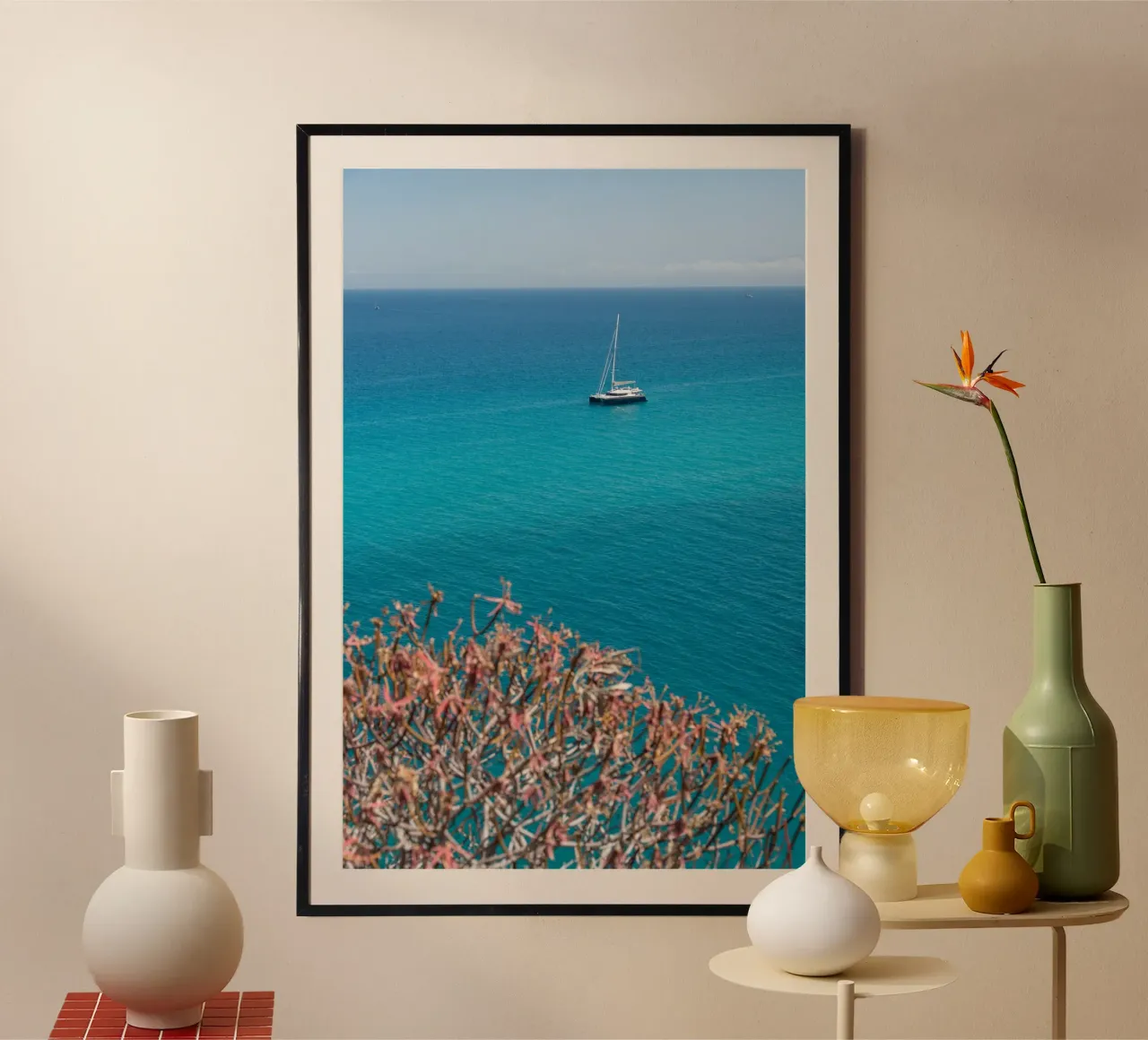 Sailing on the Mediterranean Sea carta hahnemühle da photolovers