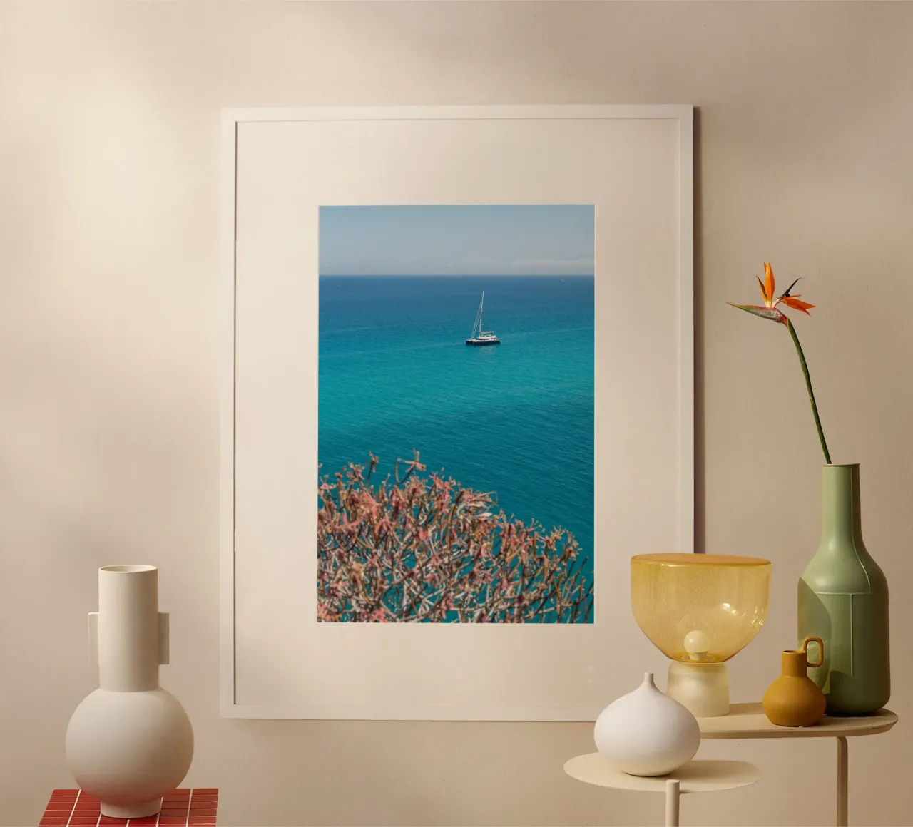Sailing on the Mediterranean Sea carta hahnemühle da photolovers