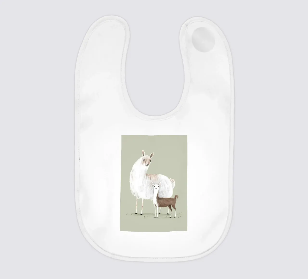 Mamma lama bavaglino da HARU HARU