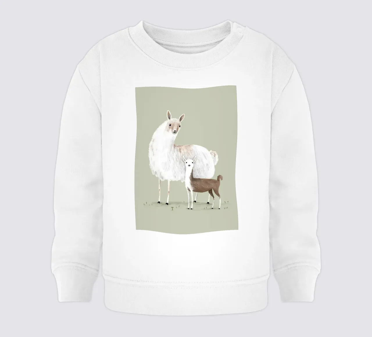 Mamma lama felpa neonato da HARU HARU
