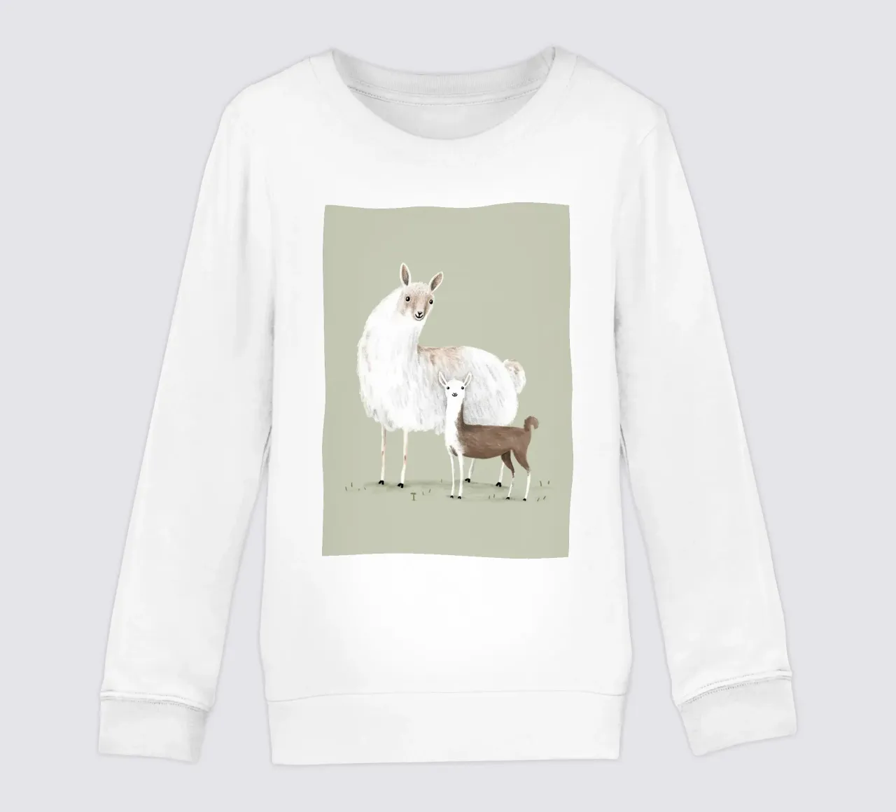 Mamma lama felpa bambino da HARU HARU