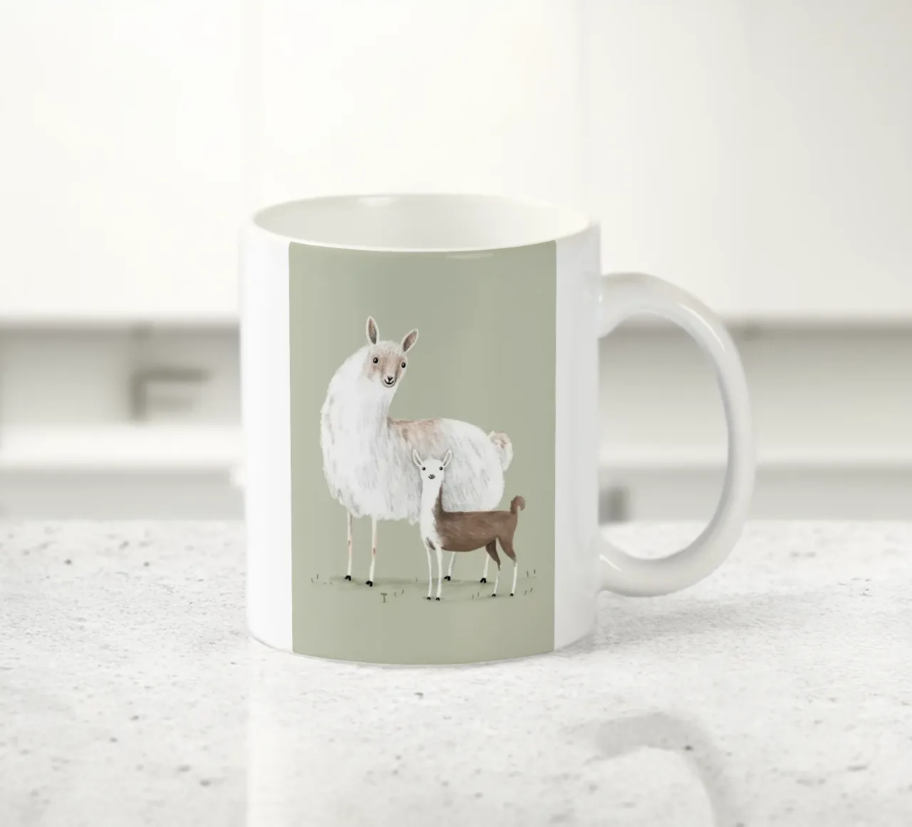Mamma lama tazza in ceramica da HARU HARU