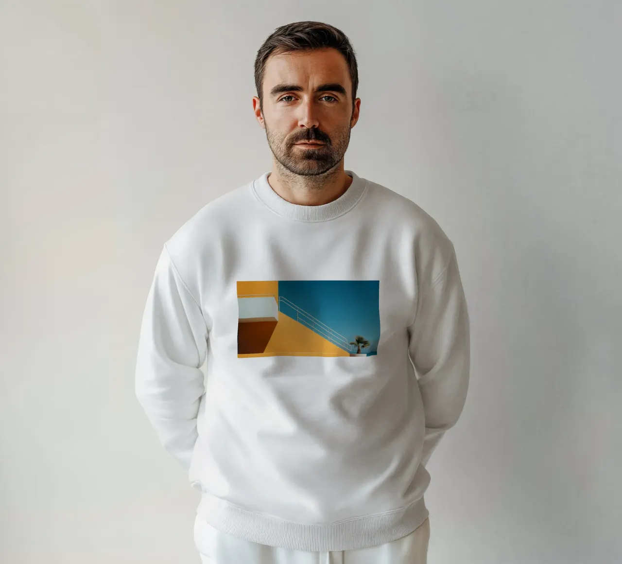 The view sweatshirt van Affiches Minimalistes