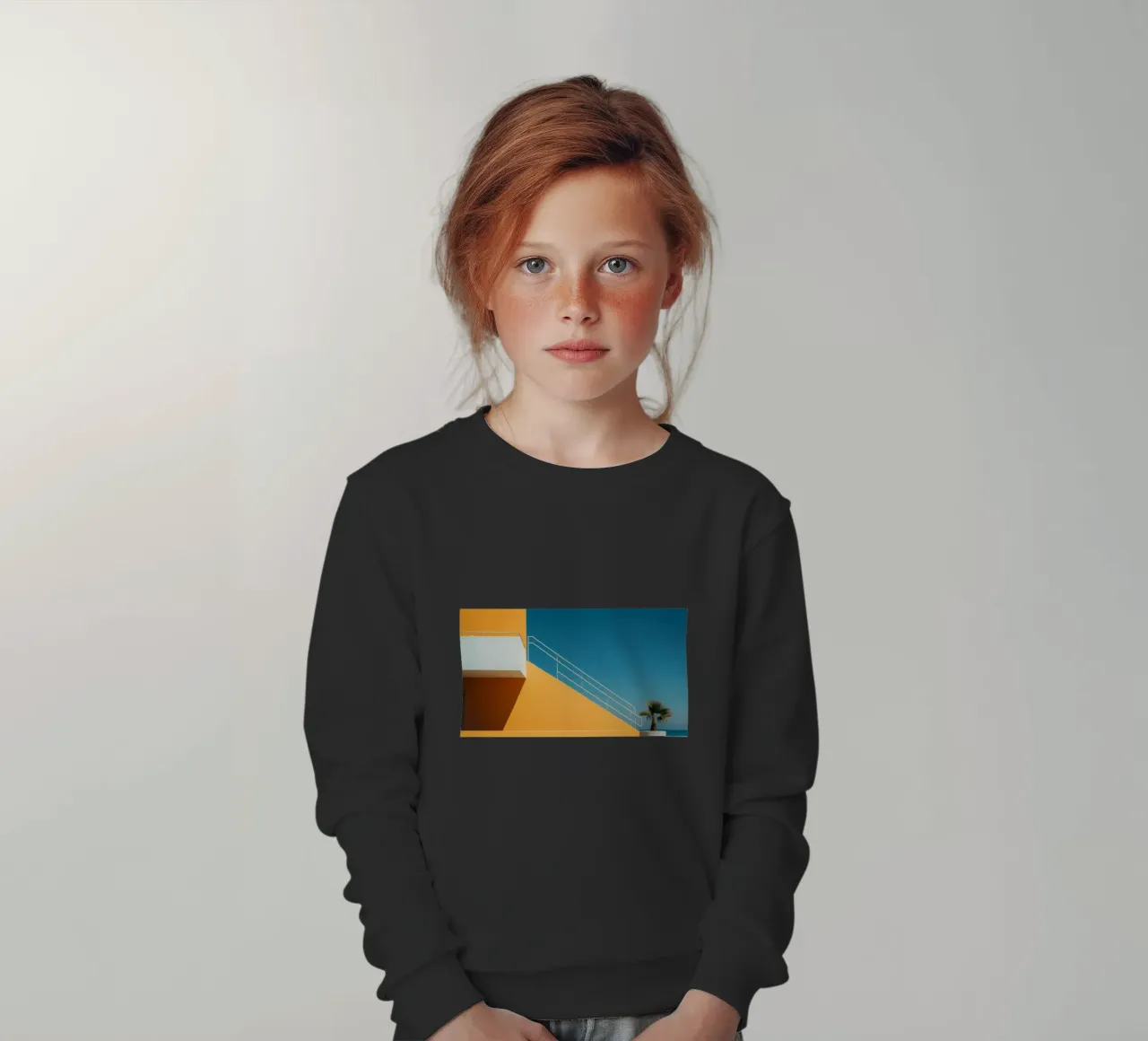 The view felpa bambino da Affiches Minimalistes