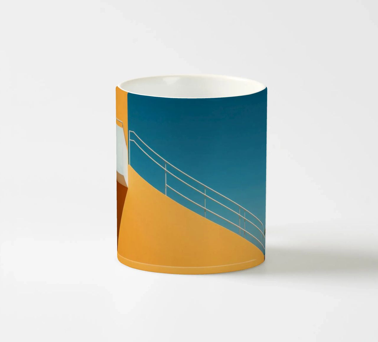 The view tazza in ceramica da Minimalistic