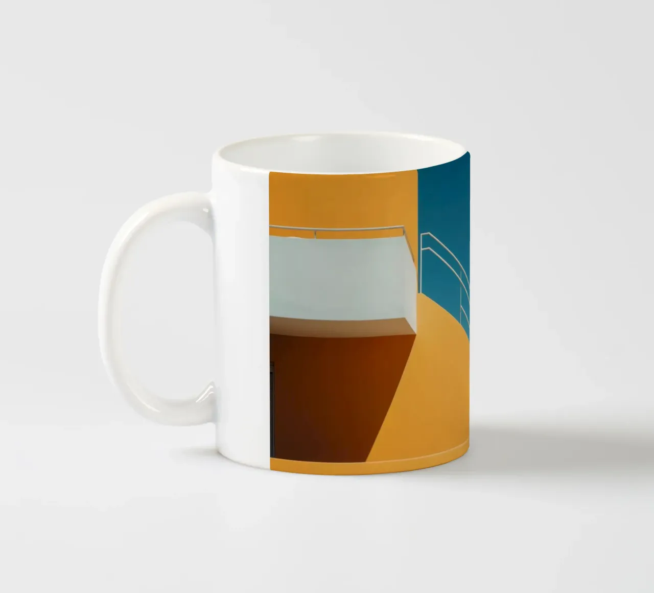 The view Keramik Tasse von Minimalistic