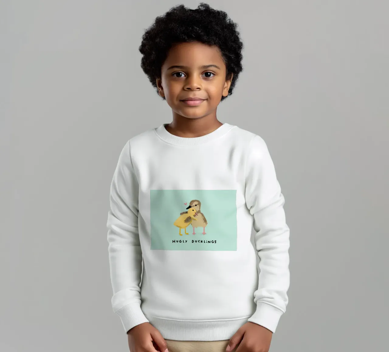 Anatroccoli abbracciati felpa bambino da HARU HARU