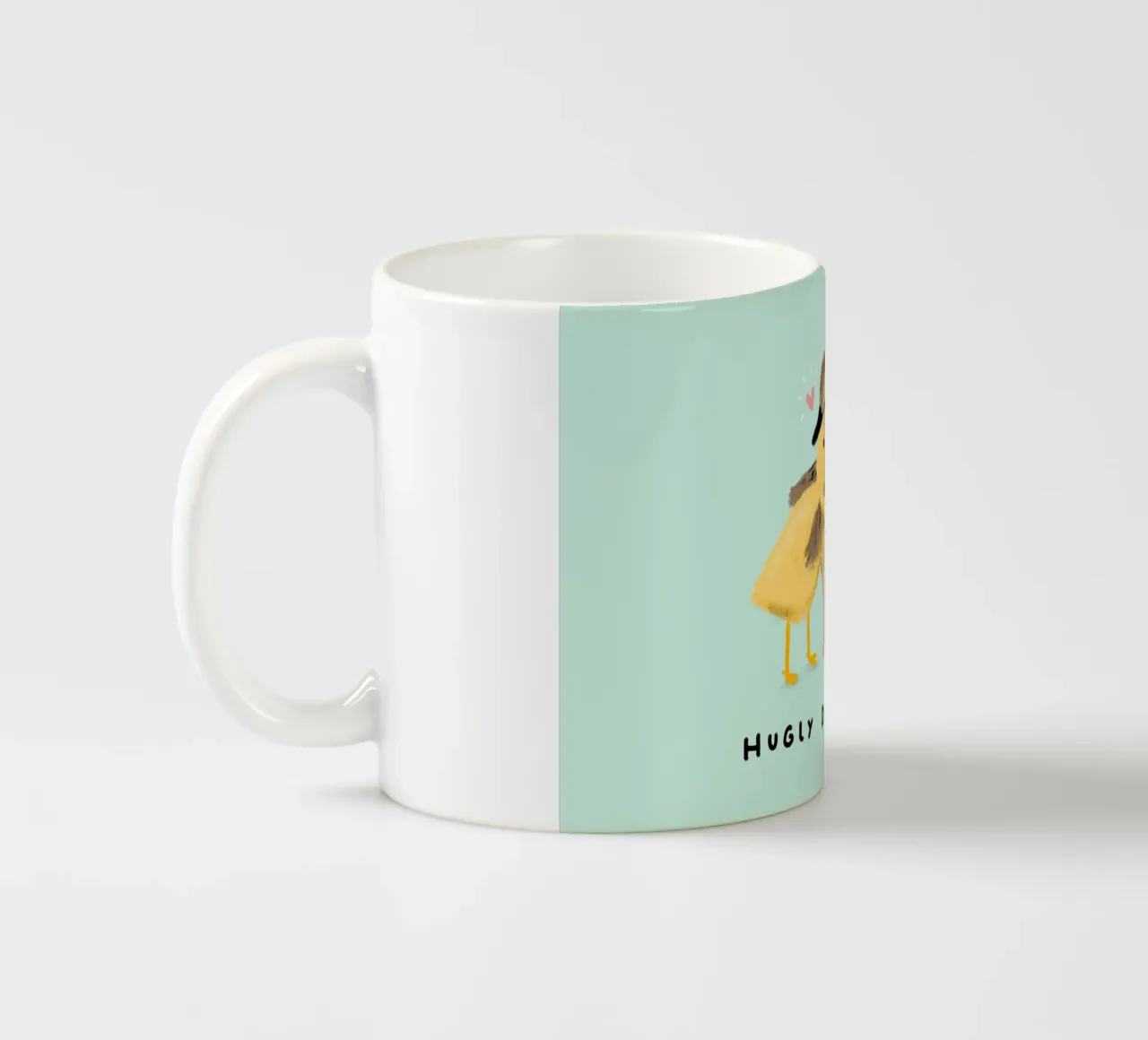 Anatroccoli abbracciati tazza in ceramica da HARU HARU