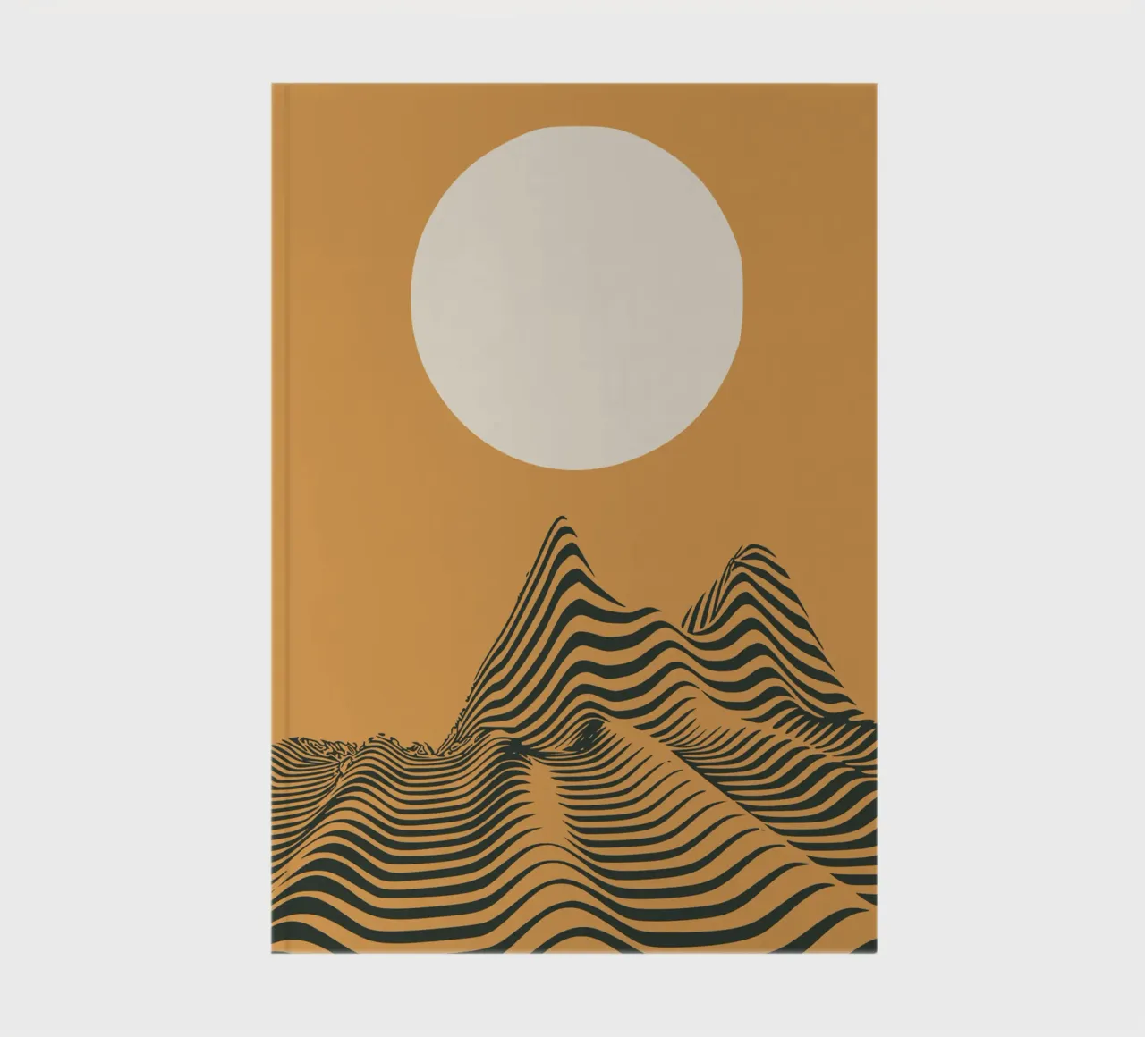 Dune jaune carnet de notes de Little Dean
