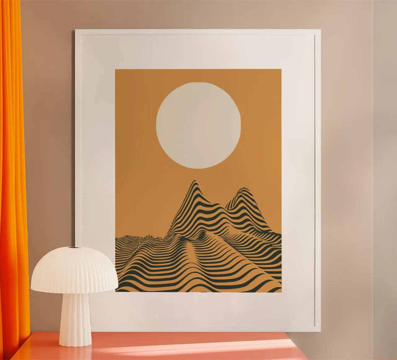 Dune jaune poster de Little Dean