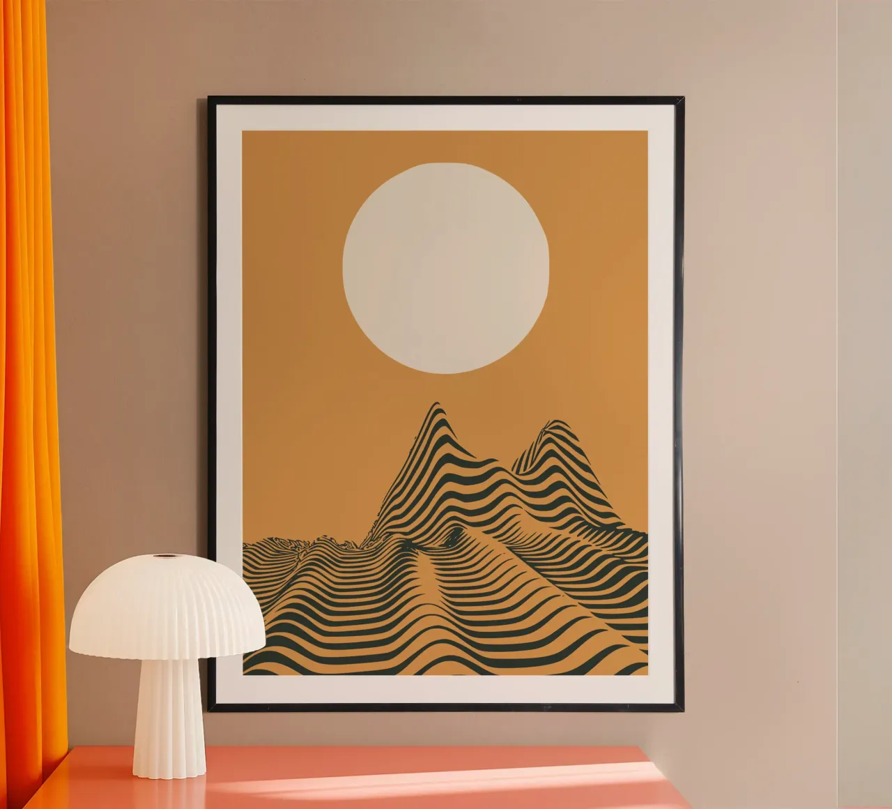 Dune jaune poster de Little Dean