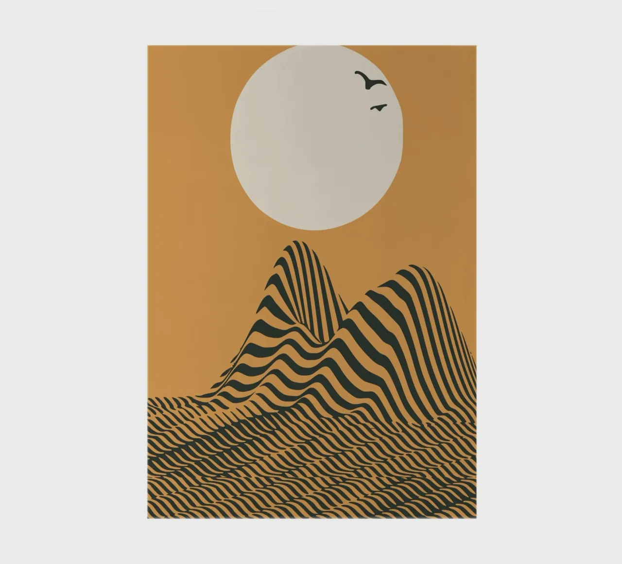 Yellow dune 02 notebook by Little Dean