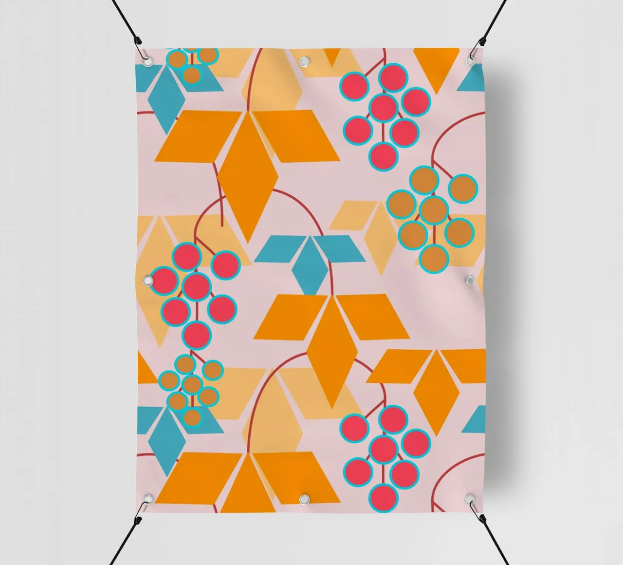 WineGrapes telo in pvc da MirimoDesign