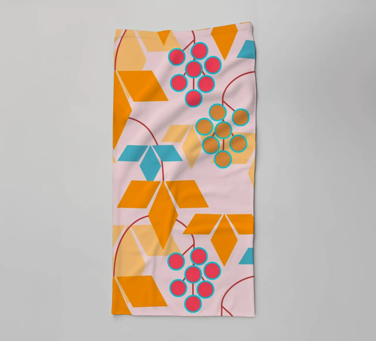WineGrapes asciugamano da bagno da MirimoDesign