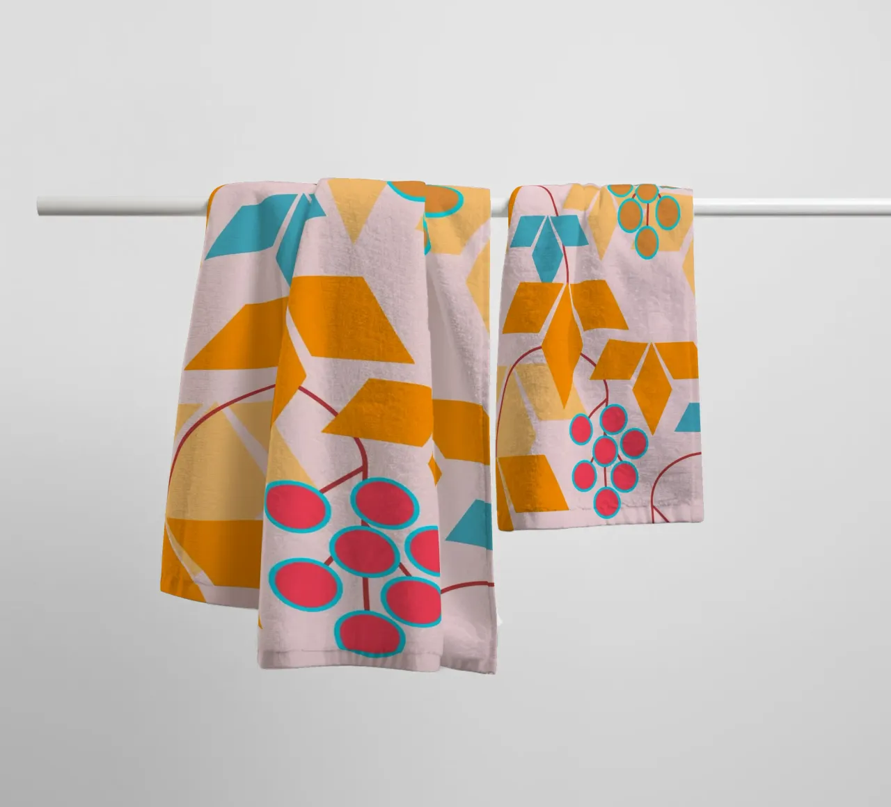 WineGrapes asciugamano da bagno da MirimoDesign